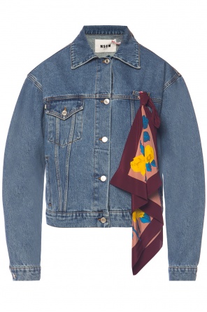 Denim jacket with shawl, zdjęcie 1 Denim jacket with shawl od MSGM